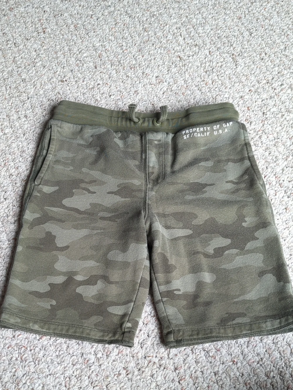 GAP Camo Pull-On Shorts - Olive